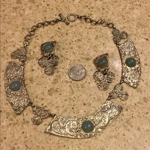 Necklace and earring set